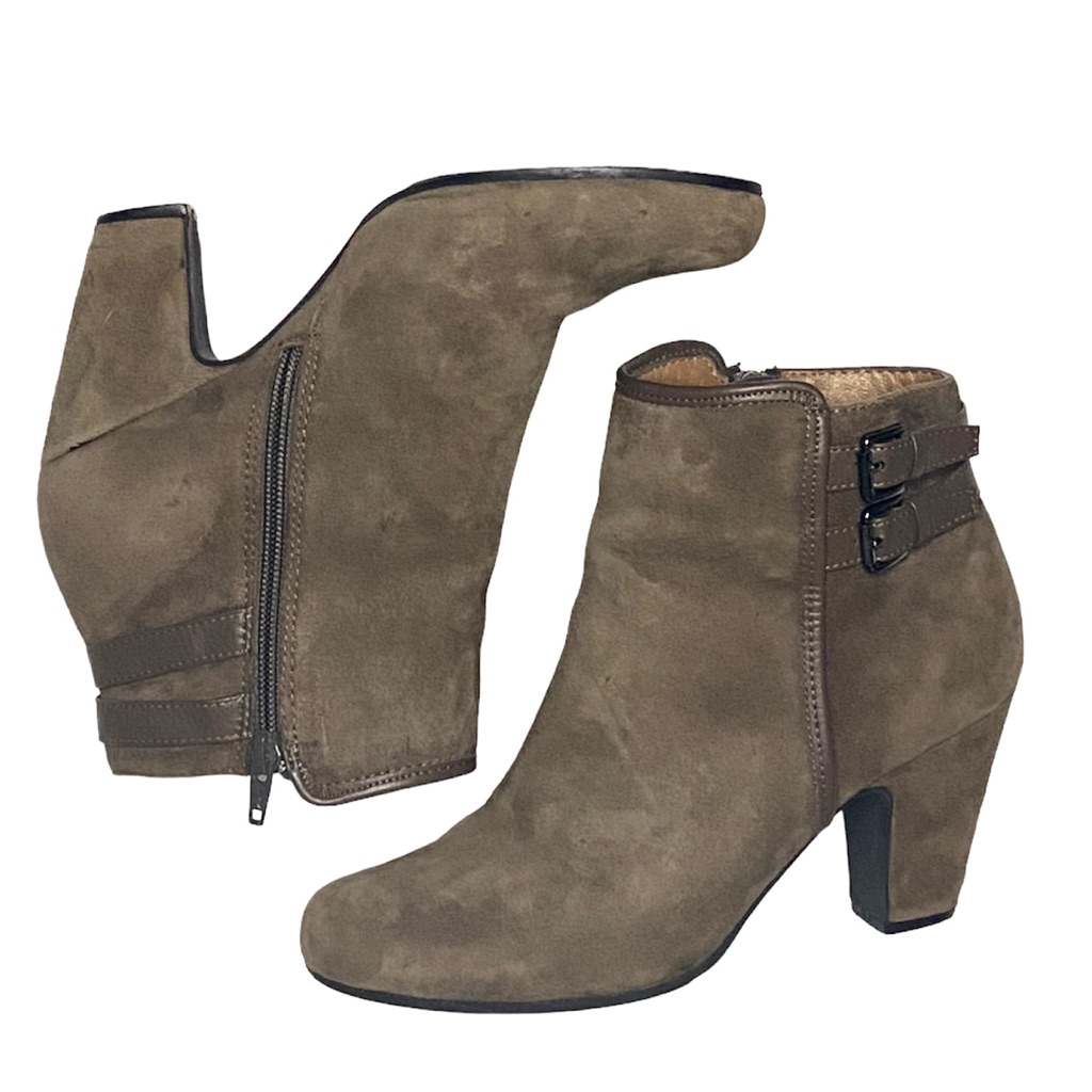 Sofft | Leather Suede Booties | 7.5